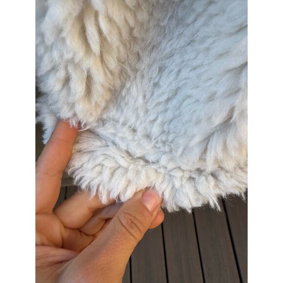 White Furry Democracy Jacket - Picture 3 of 11